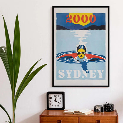 Sydney 2000 Swimming Poster Print
