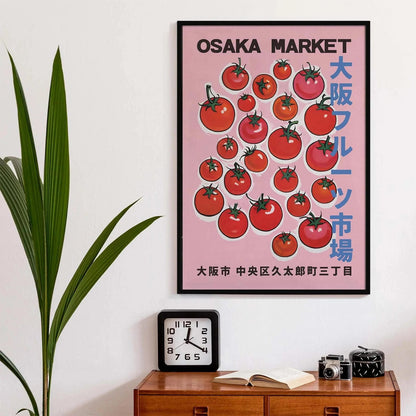 Osaka Fruit Market Poster