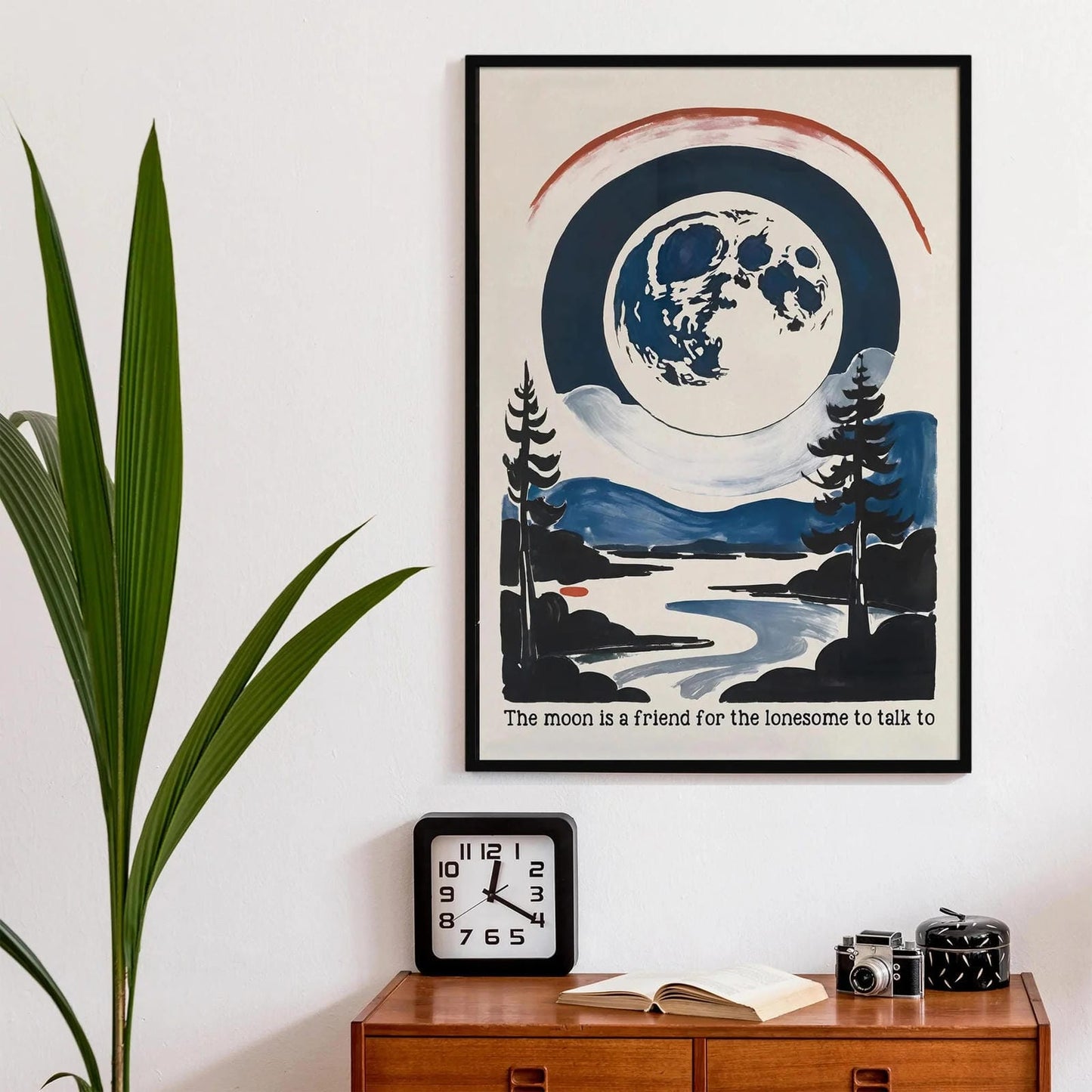 The Moon is a Friend for the Lonesome Poster