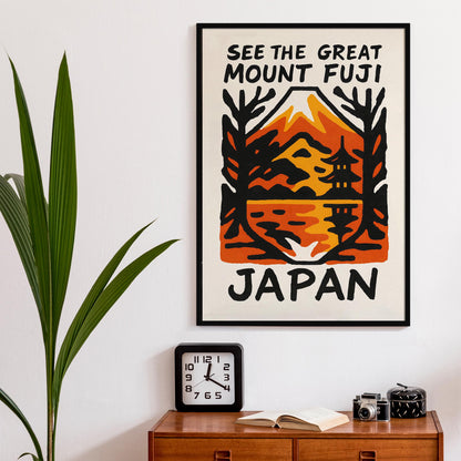 Mount Fuji Japan Poster Print