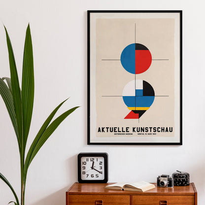 Bauhaus Exhibition Abstract Poster