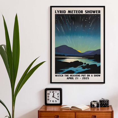 Lyrid Meteor Shower Poster