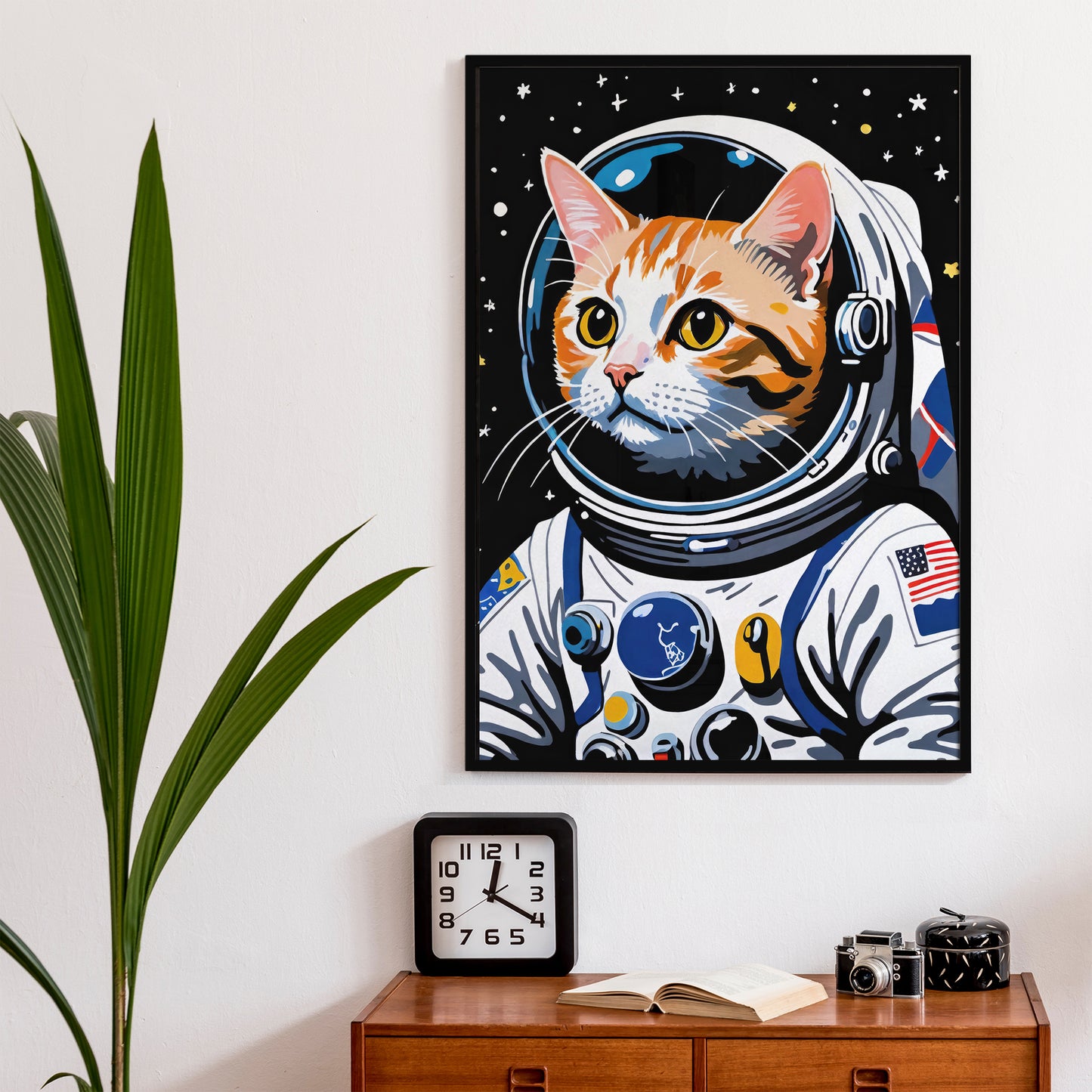 Cat Astronaut Cute Space Cat Poster