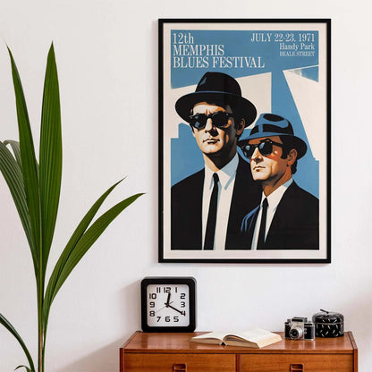 Memphis Blues Festival 1971 Poster