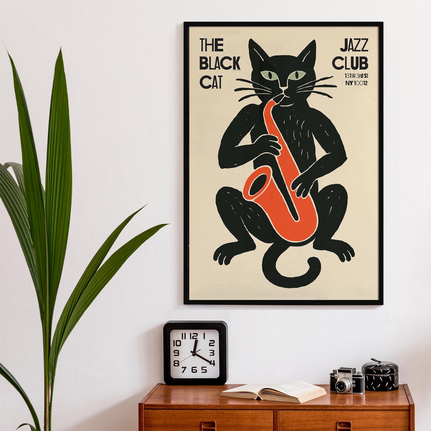 Black Cat Jazz Club Poster