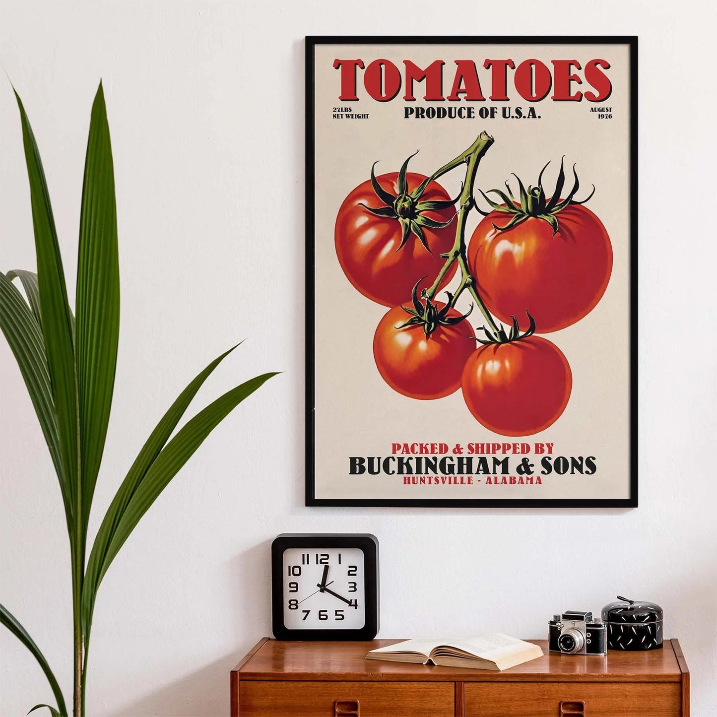 1928 Tomato Crate Art