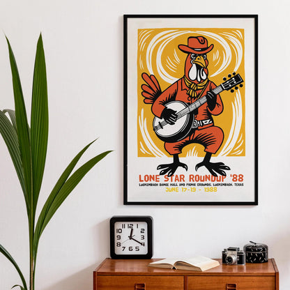 Texas Rooster Music Festival Poster