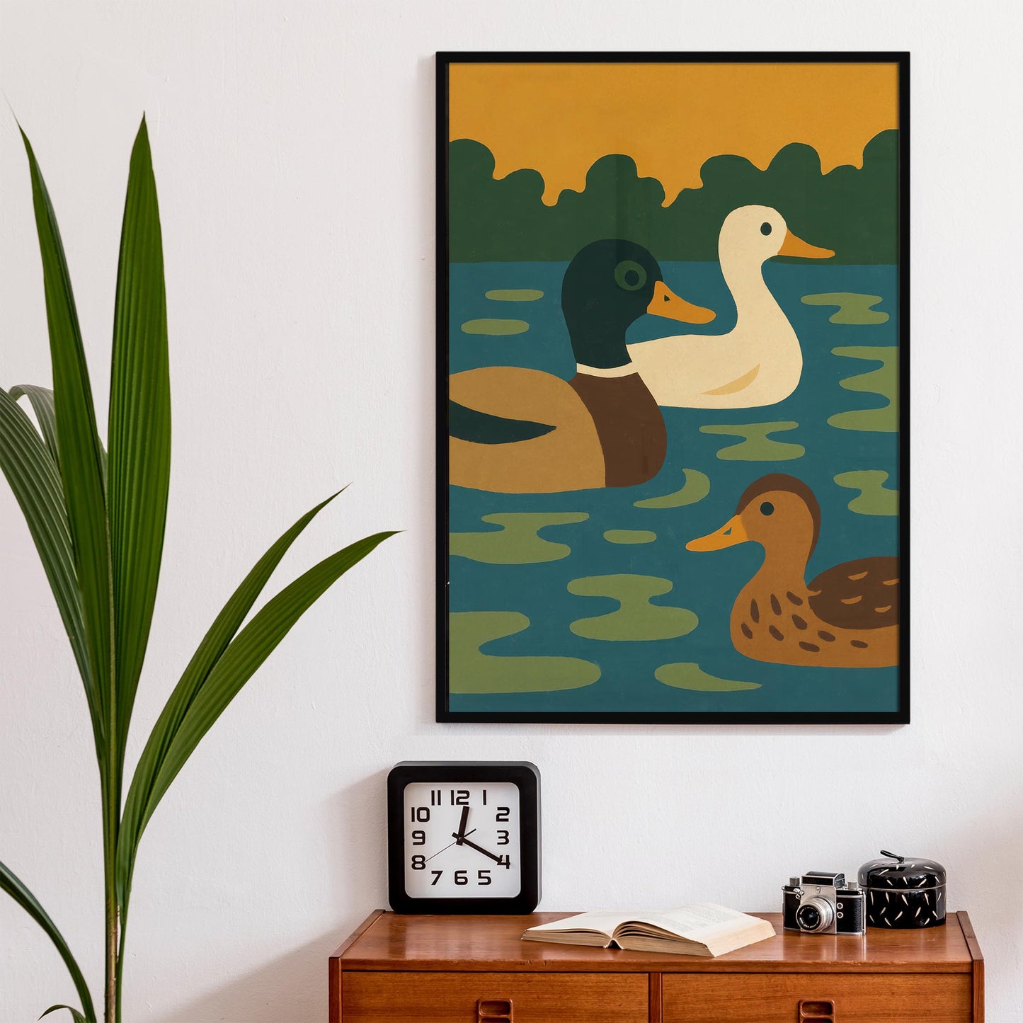 Mallard Ducks Lake Poster