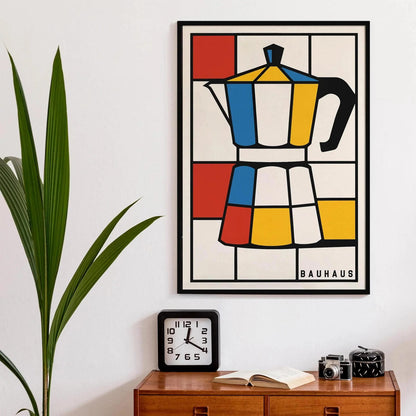 Coffee Pot Bauhaus Style Art Print