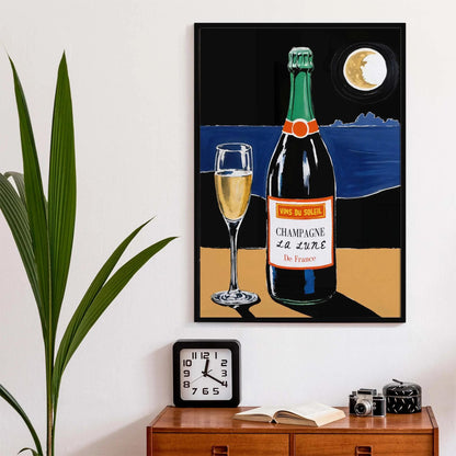 French Night with La Lune Print
