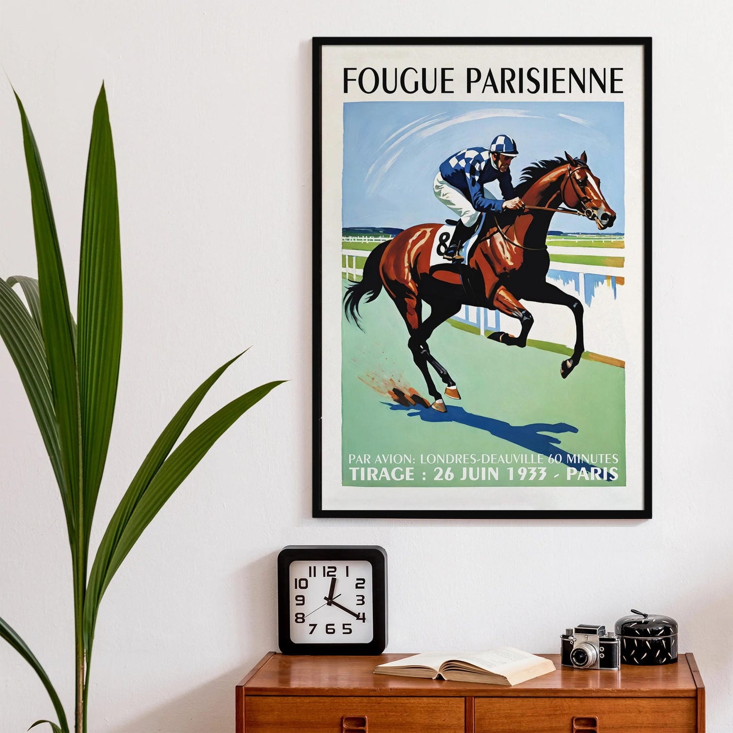 Vintage Paris Horse Racing Poster