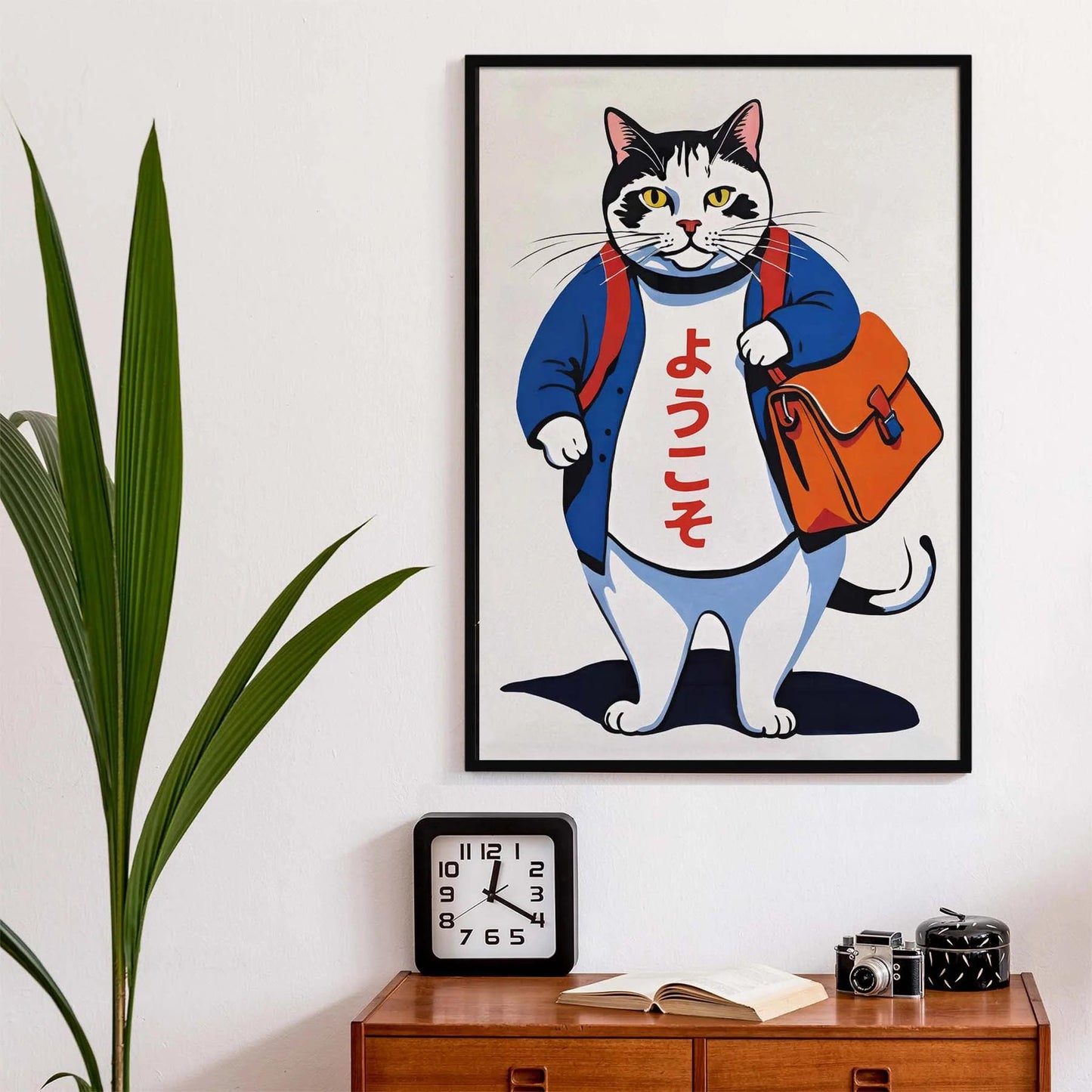 Welcome - Japanese Cat Poster