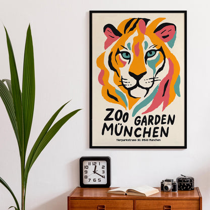 Munich Zoo Wall Art Poster