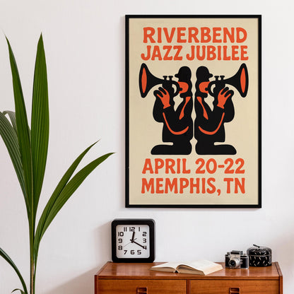 Riverbend Jazz Poster Print