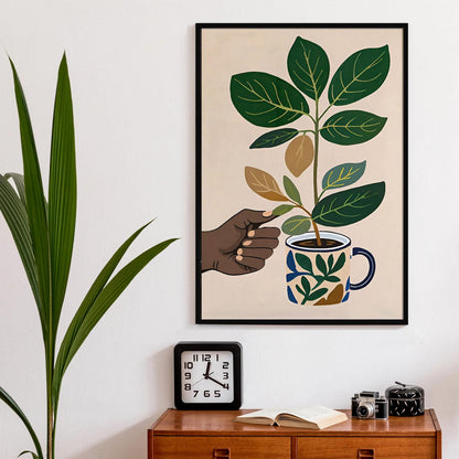 Ground Coffee Wall Art Print