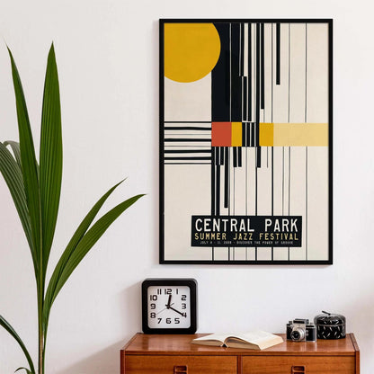 Central Park Jazz Fest 2008 Poster