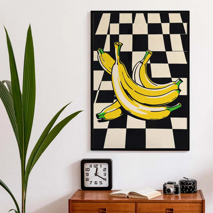 Pop Art Banana Kitchen Wall Print
