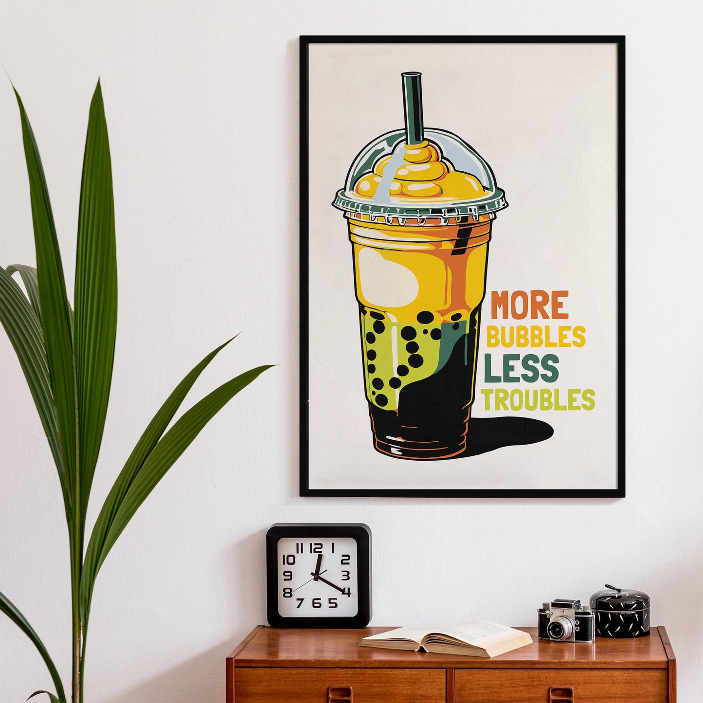 Bubble Tea Drink Poster