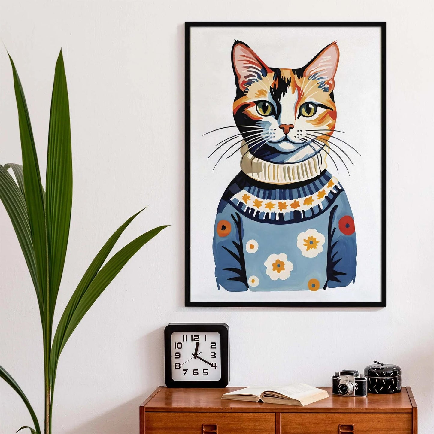 Winter Whimsy Feline Art