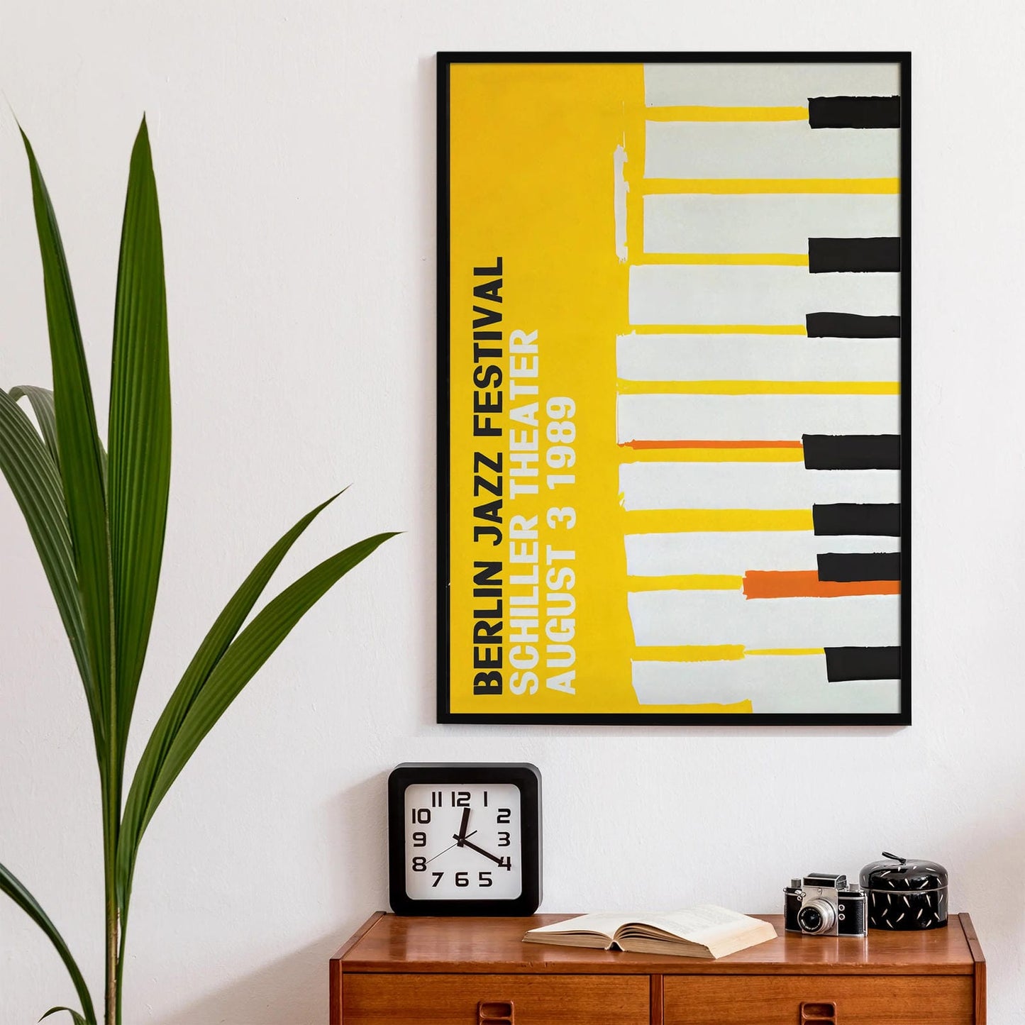 Berlin Jazz Festival 1989 Piano Poster