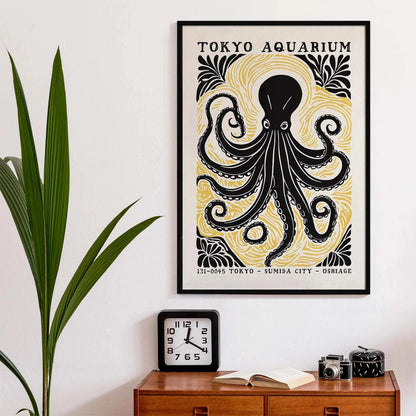 Tokyo Octopus Poster Print