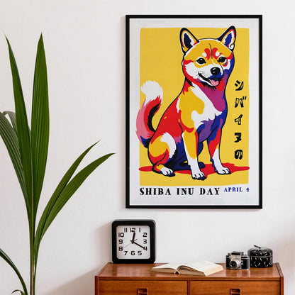 Shiba Inu Day Cute Poster