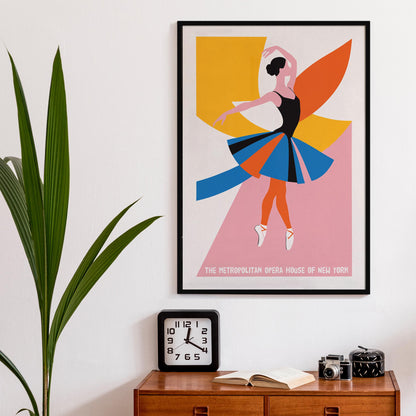 Ballerina Modern Art Print