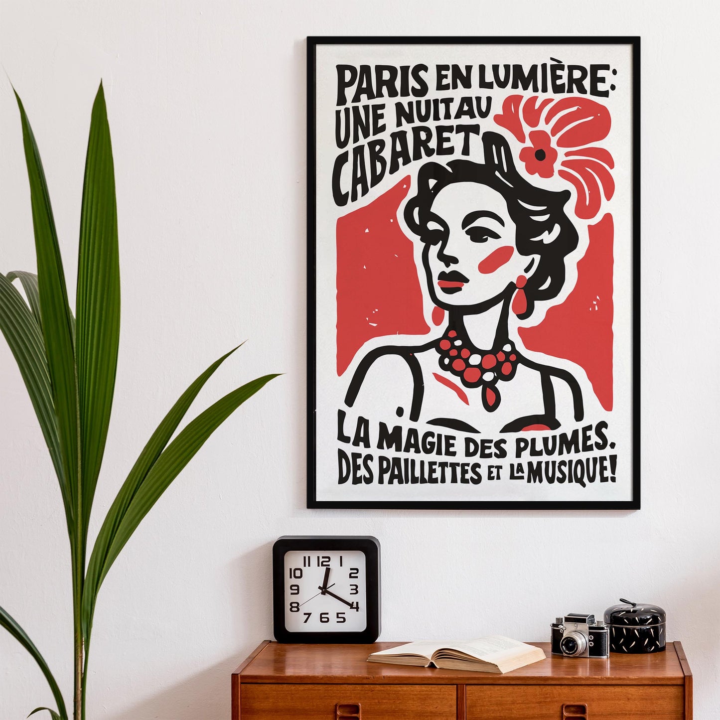Paris Cabaret Night Poster