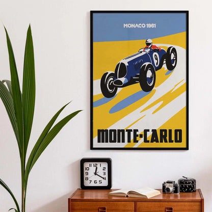 Monte-Carlo Racing Poster Print