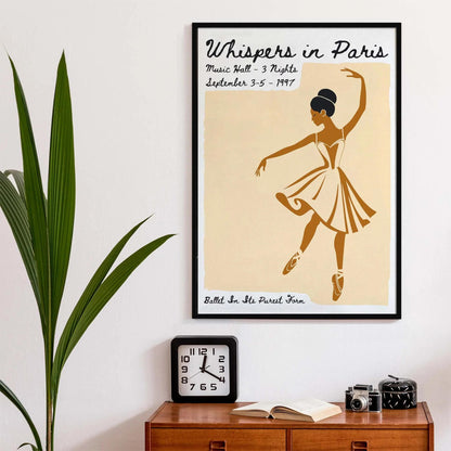 Whispers in Paris Dance Ballet Poster