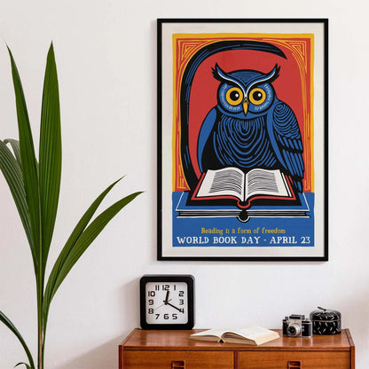 Reading Is Freedom Art Print