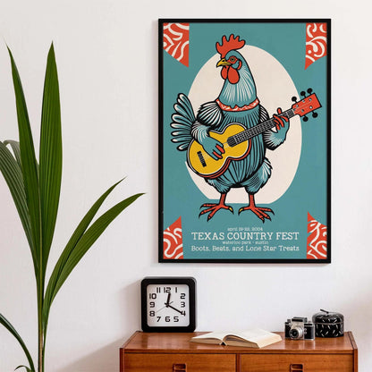 Texas Country Fest Poster Print
