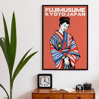 Fujimusume Kyoto Geisha Art Print