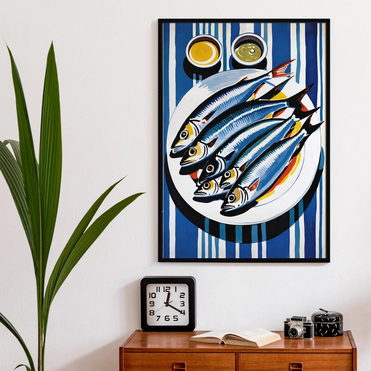 Fresh Sardines & Sauces Art Print