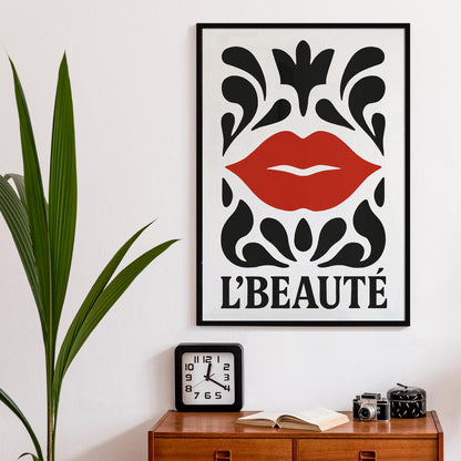 Le Beaute Lips Poster