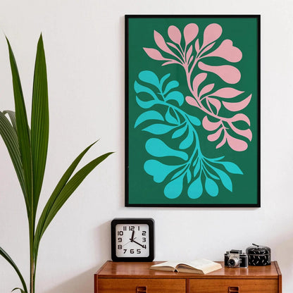 Shapes Botanique Eclectic Art Print