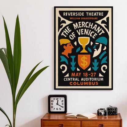 Merchant of Venice Theater Poster