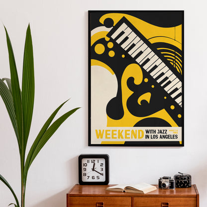 1993 Weekend With Jazz Vintage Poster