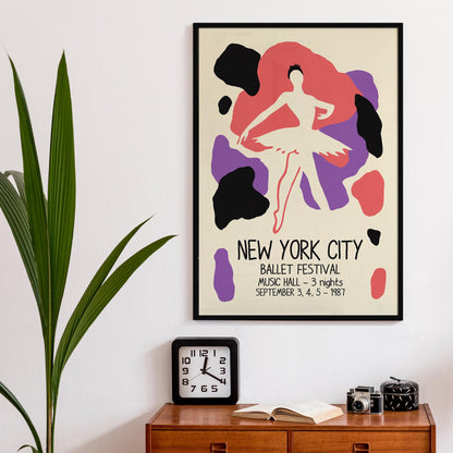 NYC Ballet Festival Art Print