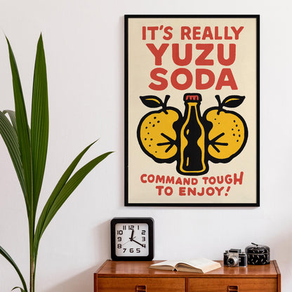 Yuzu Soda Poster Print