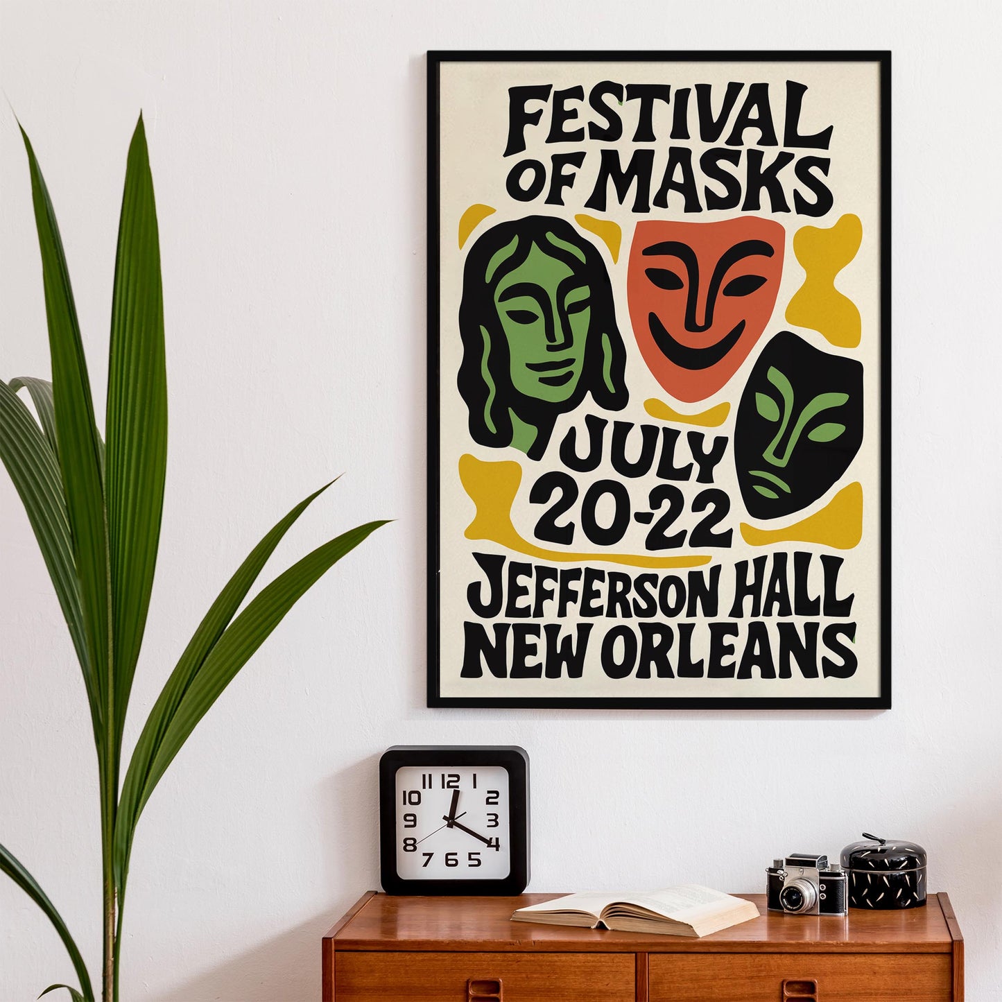 Festival of Masks Wall Art
