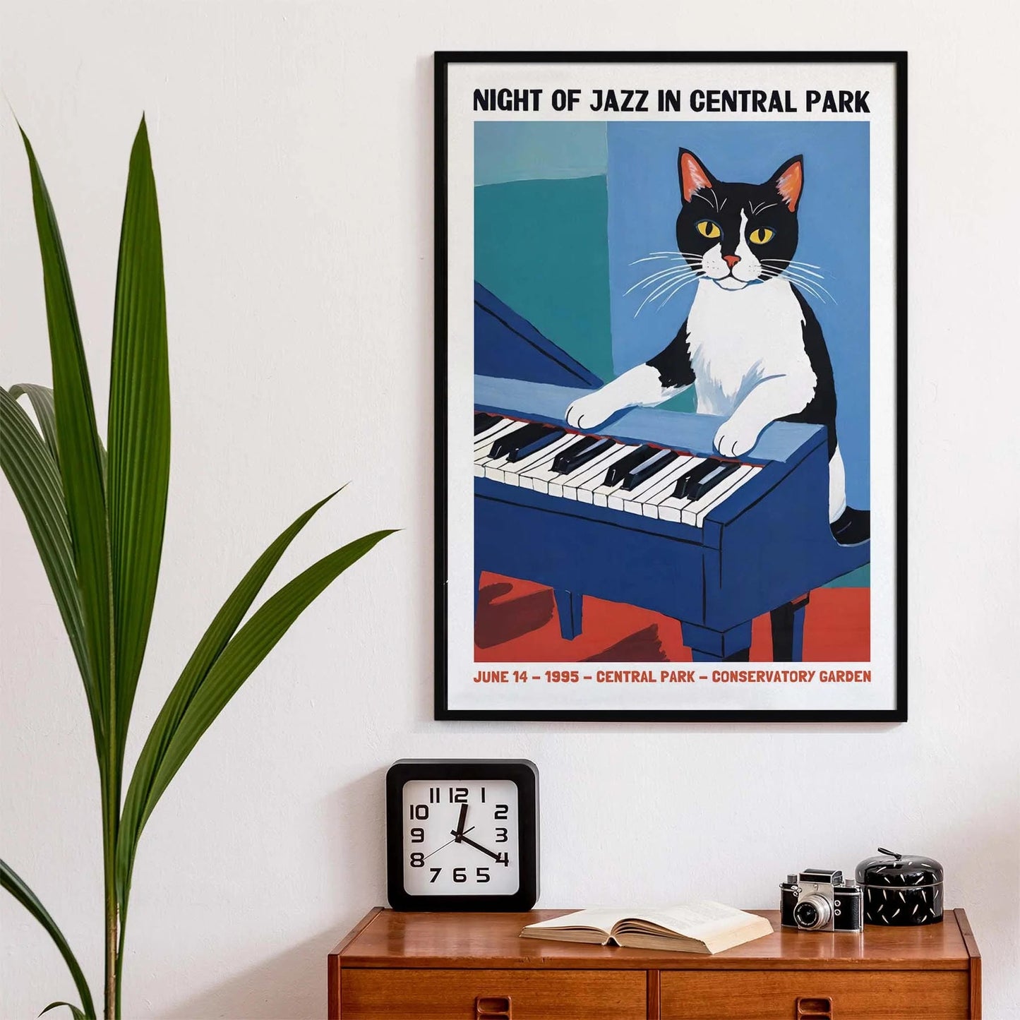 1995 Central Park Jazz Poster