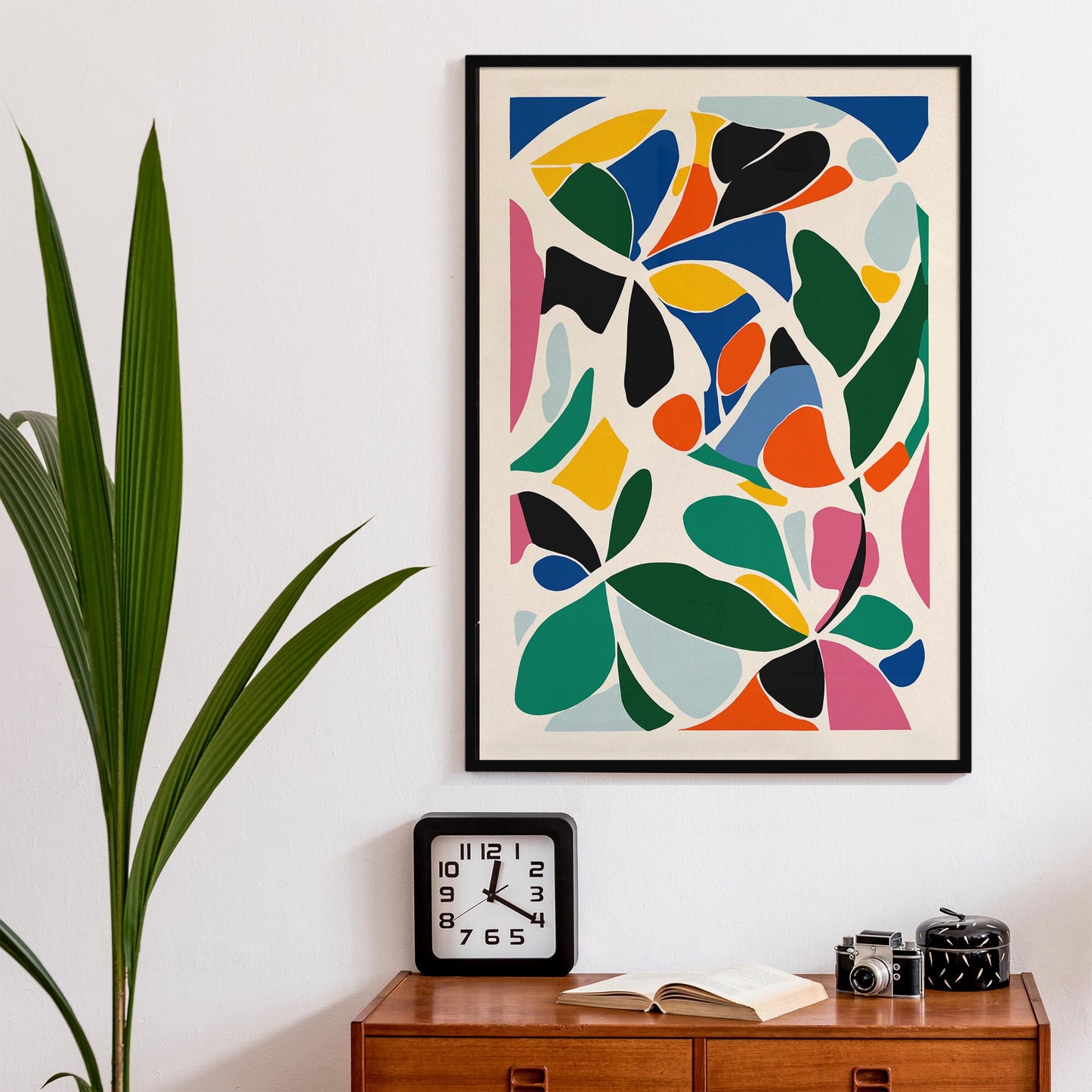 Colorful Cut Outs Abstract Wall Art