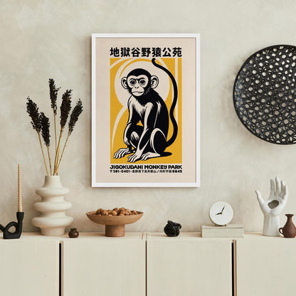 Jigokudani Monkey Park Poster