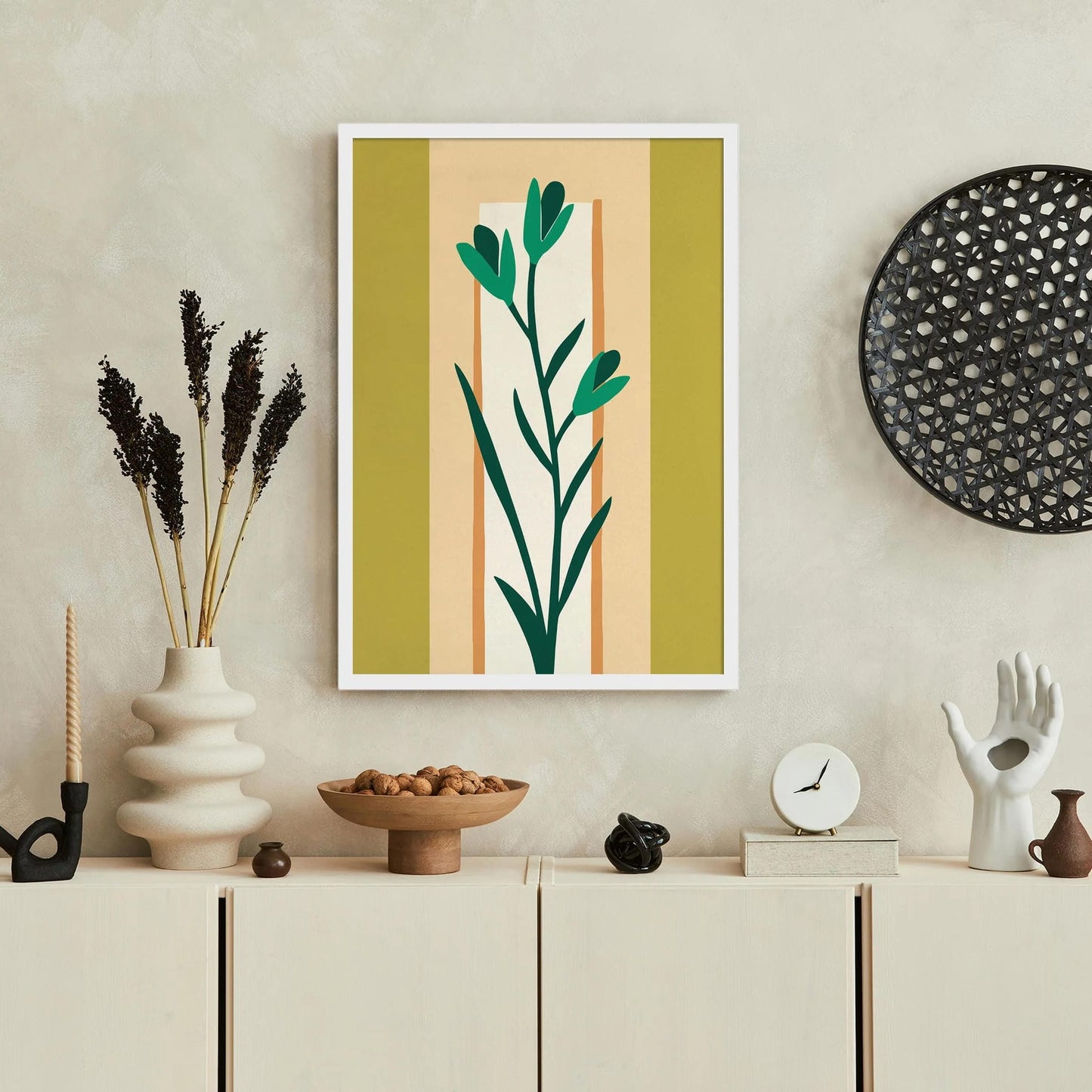 Modern Minimalist Botanical Art Print