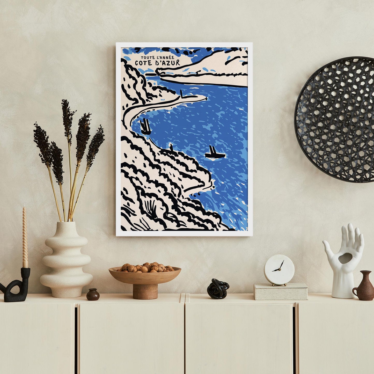 Cote d Azur French Riviera Poster