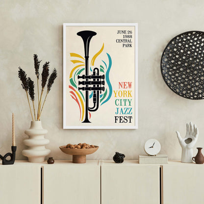NYC Jazz Fest Poster Print