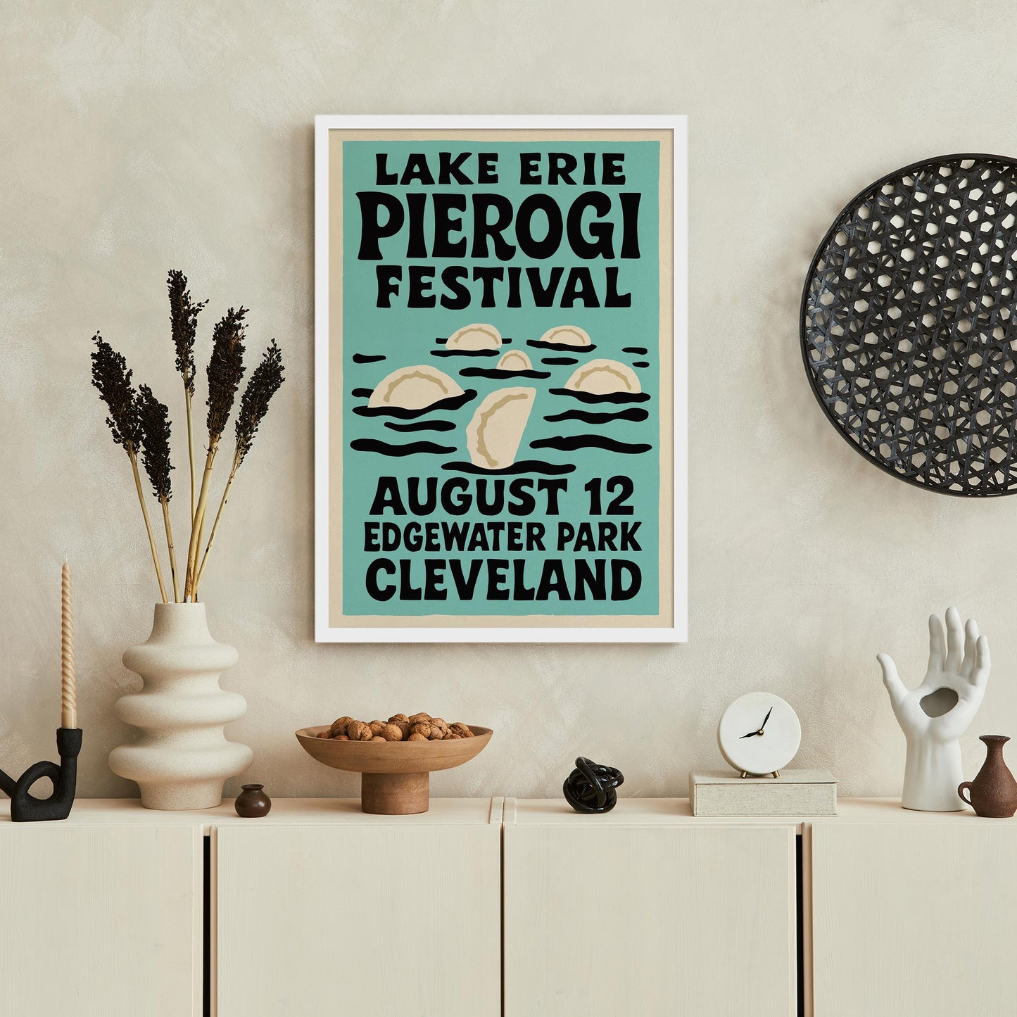 Pierogi Festival Vintage Poster