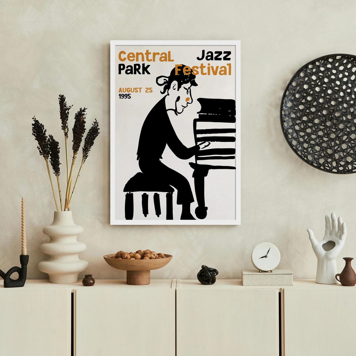 Central Park Jazz Festival 1995 Poster