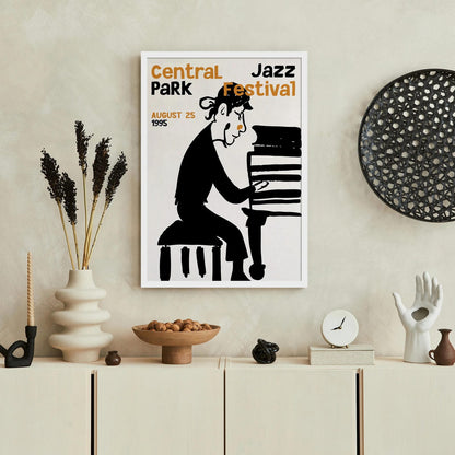 Central Park Jazz Festival 1995 Poster